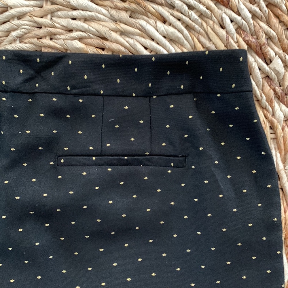 Talbots Gold Polka Dot Ankle Pant sz16 NWT - Picture 7 of 15